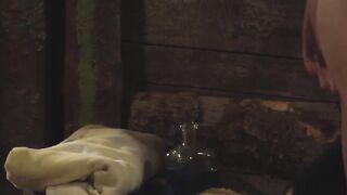 Busty Naked Lesbian Slave Washed And Shaved For Madame