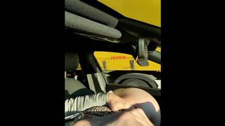 Karmen the Ass Flashing Queen – Truckers Get the Ultimate Show!
