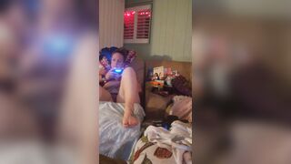 I let horny guy film me from his point of view up my skirt and open my legs wide and tease him