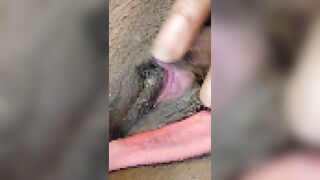 Ladykaiyo Red Panty Teaser, Close-Up on Pretty Pink Pussy