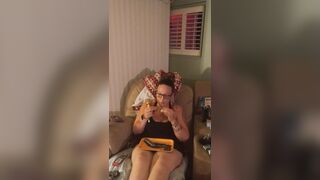 Filming up pretty girls mini dress 420