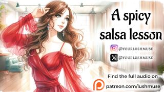 A spicy salsa dance lesson... [Erotic Audio]