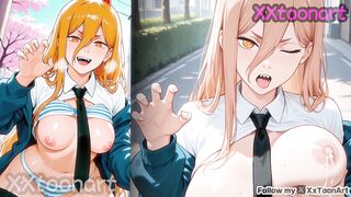 Chainsaw Man 2D Hentai - Power Big Tits Big Ass like you