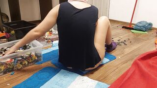 Sensual brunette hair, big tits, big ass. Sexy hairy latina pussy, big ass. Hairy wife big ass, hair