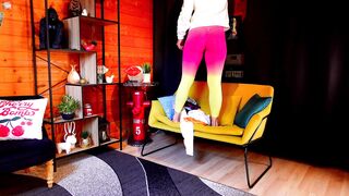 Leggings Stretching TRY ON HAUL & BACKSTAGE #213 (free version)
