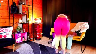Leggings Stretching TRY ON HAUL & BACKSTAGE #213 (free version)