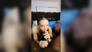 Sloppy pov ass upnface down bj