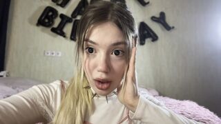 VERY BIG-LIPPED SCHOOLGIRL SUCKS Cock ON Her Birthday - hornyxxxporn