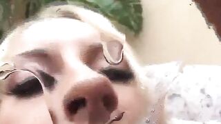 The hot and eager blonde gets her ass fucked deep