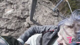 Tattoo Couple caught while wild ANAL public sex on a ruine