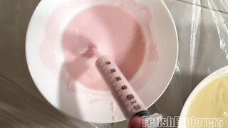 Boyfriend SPANKS my DIAPER and fucks me before CUSTARD ENEMA