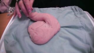 playing with a very soft and limp fake cock [no audio]
