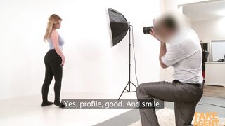 Blonde TEENS do anything to make money - FAKE AGENT compilation