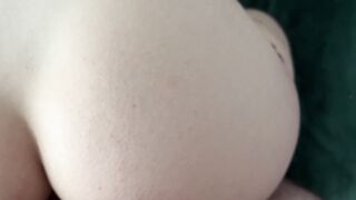 Easter bunny gets throat fucked, deep anal pounded & messy creampie in her ass