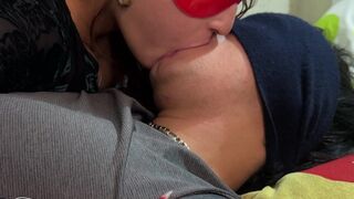 What a spectacular FRENCH KISS my stepsister gives me!