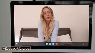 SWEET SINNER - Blue Haired Babe & Her Partner Just Can't Stop Having Sex And Making A Mess