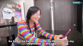 I found my stepdaughter masturbating and all I could do was fuck her.