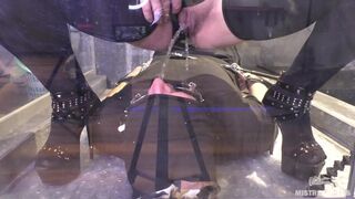 Human Toilet Fetish Fantasy - Mistress Pees Into Slave's Mouth, Compilation