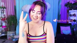 pee countdown + cleavage tease (FULL VIDEO)