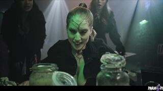 Femdom Reverse Gangbang - Lesbians Possessed by Horny Demons Fucks Black Guy Multiple Creampies