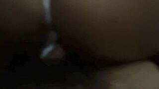 POV cute asian reverse cowgirl creampie from big dick