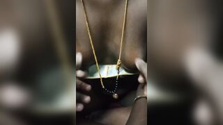Dusky Indian Hotwife’s Long Nipples Oiled & Fiercely Pulled in BDSM Frenzy – Cuck Hubby Watches!