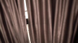 Neighbor come to bed with us but don't move too much to fuck on the sly.