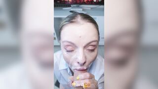 Homemade Amateur Big Facial POV - Getting showered with big loads of cum - RMhardCo