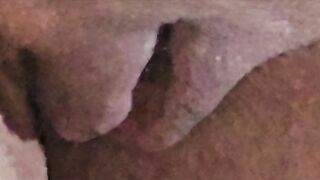 watch me as I piss like a slut before fingering and blowjob with handjob in the shower