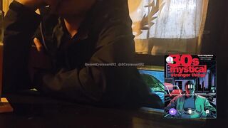 She's cumming like crazy in a public bar with remote-controlled vibrators. She asks to stop...