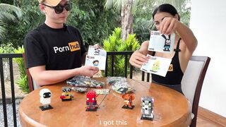 VLOG 3: Built a LEGO18+ Set... Then Built a Wet Mess on His DICK