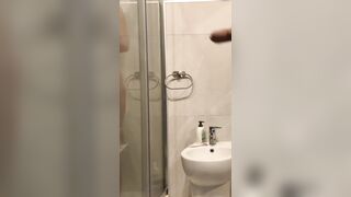 STEPMOTHER washes my stinky COCK and makes me CUM!