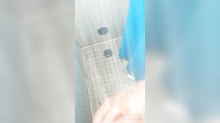 Getting a cold horny shower