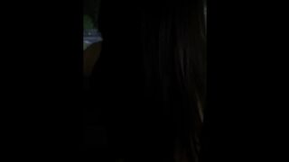 Passionate doggy sex against hotel window, leather cosplay