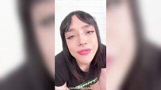 E-Girl Slut Can’t Stop Drooling For Your Cock! Long Tongue JOI With Countdown