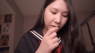 Join a cute Japanese schoolgirl studying ASMR - Ezekiel 38-40