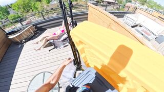 DICKFLASH Creampie After Anal Public Destroyed by 9-Inch Big Dick — Full video in profile