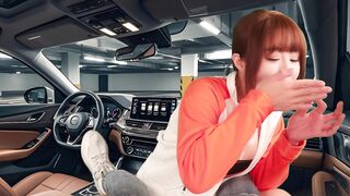 ASMR Hooters Girl Drive-Thru Service in Car | Ear Massage, Ear Eating & Mouth Sound