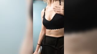 Dress up In Black Smoth Bra and Dress.