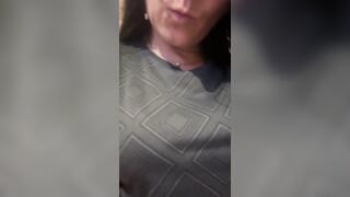 Beautiful MilfyCalla with hungry pussy pee in the toilet, pissing close up