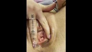 MOANING Sensual female ORGASM Close-up
