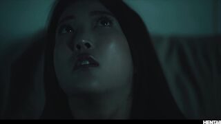 Japanese Hentai Horror - Asian Girl Trapped in Haunted Manor Box Like Real Life Anime Scene