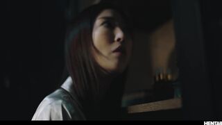 Japanese Hentai Horror - Asian Girl Trapped in Haunted Manor Box Like Real Life Anime Scene