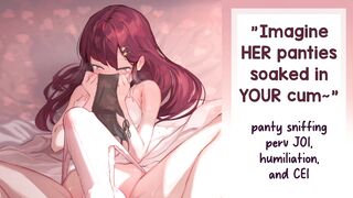 Be A PROUD Pathetic Panty Sniffer for Me | Gender Neutral Gooner CEI JOI