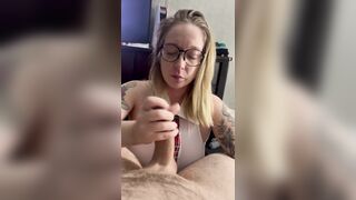 School girl learns to suck daddy’s dick!