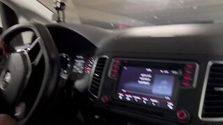 Blowing while driving and finishing him in the next parking garage