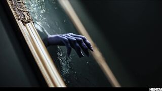 3D Anime Horror - Nerdy Girl Leana Lovings Summons Sex Demon And Gets Monster Fucked Unbirth Vore
