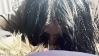 My friend ask me to face fuck his wife. she is a slut and she loves it