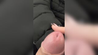 MilfyCalla- A Lot Of Cum On my old Black Fur DownJacket