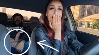 Slutty app driver catches passenger masturbating...What now?